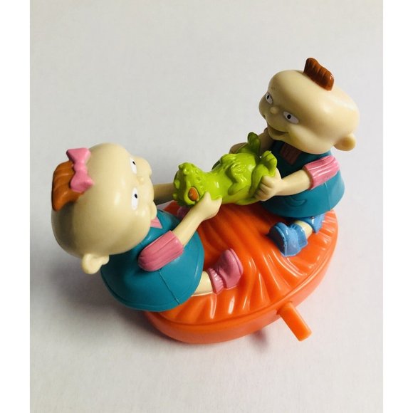 1998 Burger King The Rugrats Movie Phil & Lil My Raptar Turnkey Action Toy - Picture 4 of 10